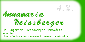 annamaria weissberger business card